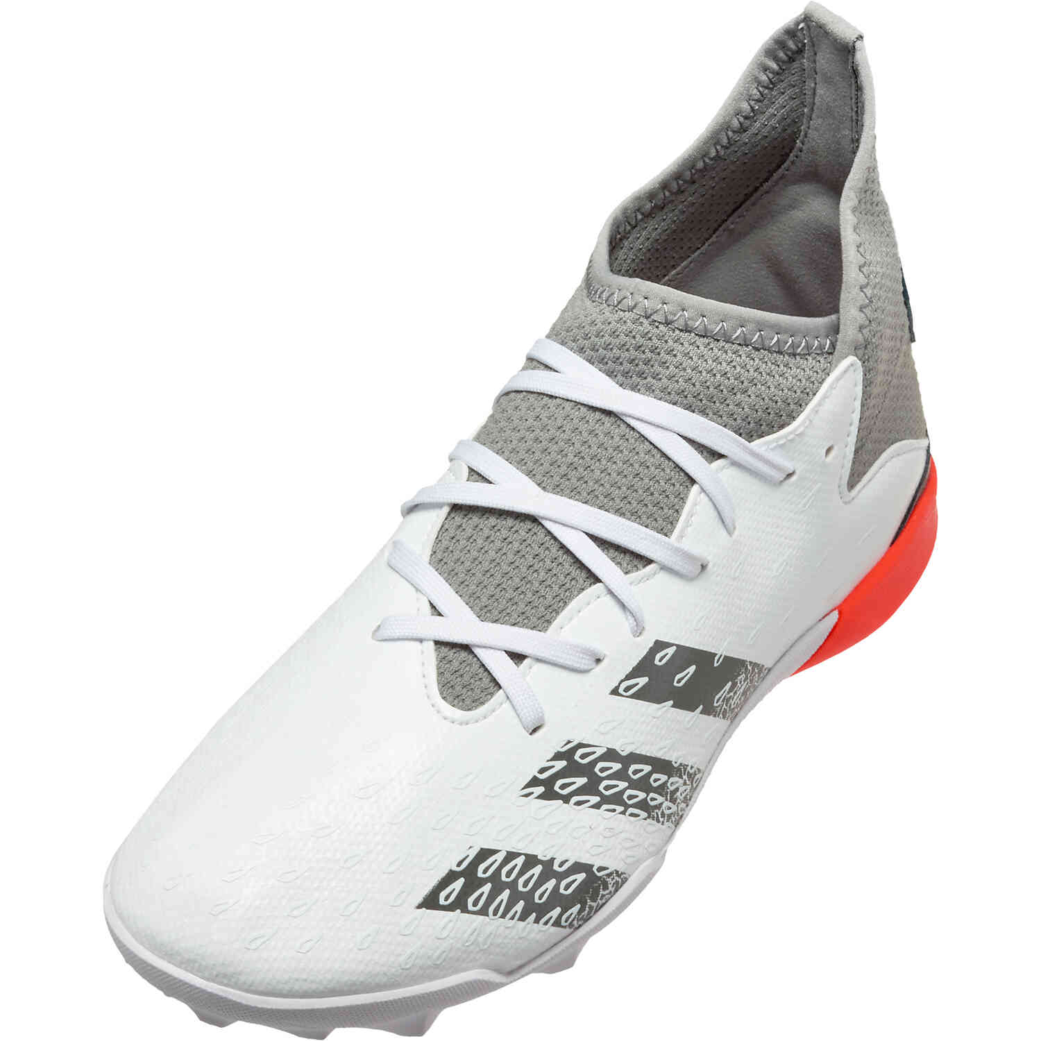 white soccer turf shoes