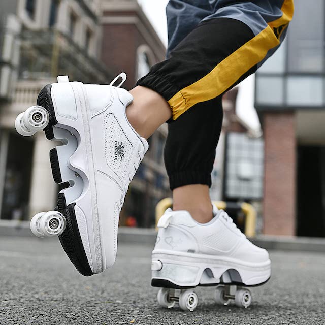 skate shoes with wheels