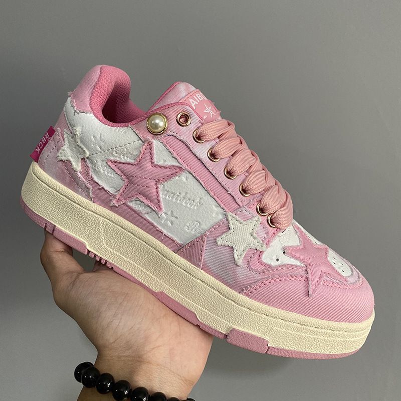 pink skate shoes